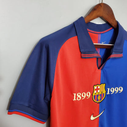 Camisa Retrô Barcelona 1999-2000 centenário