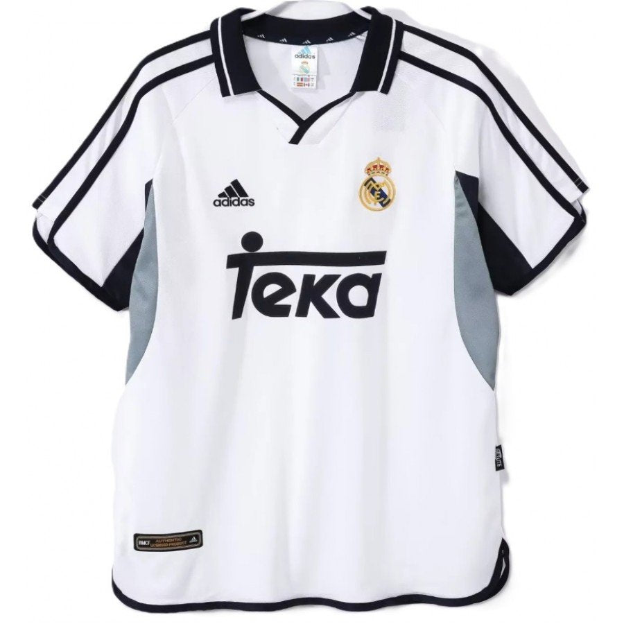 Camisa Retrô Real Madrid 2000-01 home