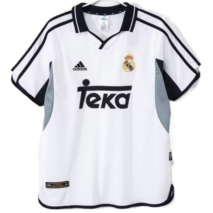 Camisa Retrô Real Madrid 2000-01 home
