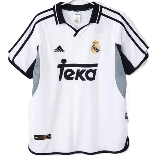 Camisa Retrô Real Madrid 2000-01 home