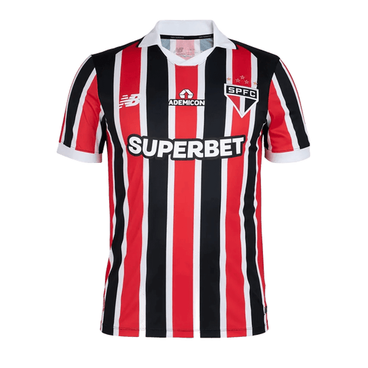 CAMISA SÃO PAULO II RESERVA 2025/26 TORCEDOR TRICOLOR MASCULINA